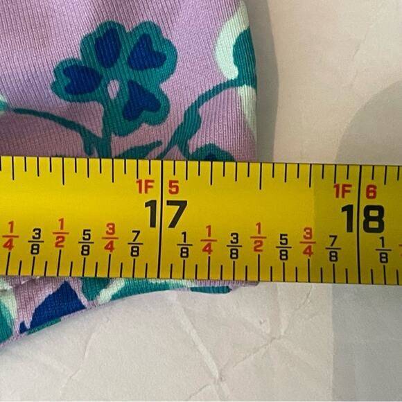 Talbots Bold Floral Beach Vacation Cruise Dress With Cut Out Dress NWOT Size S - Picture 11 of 14